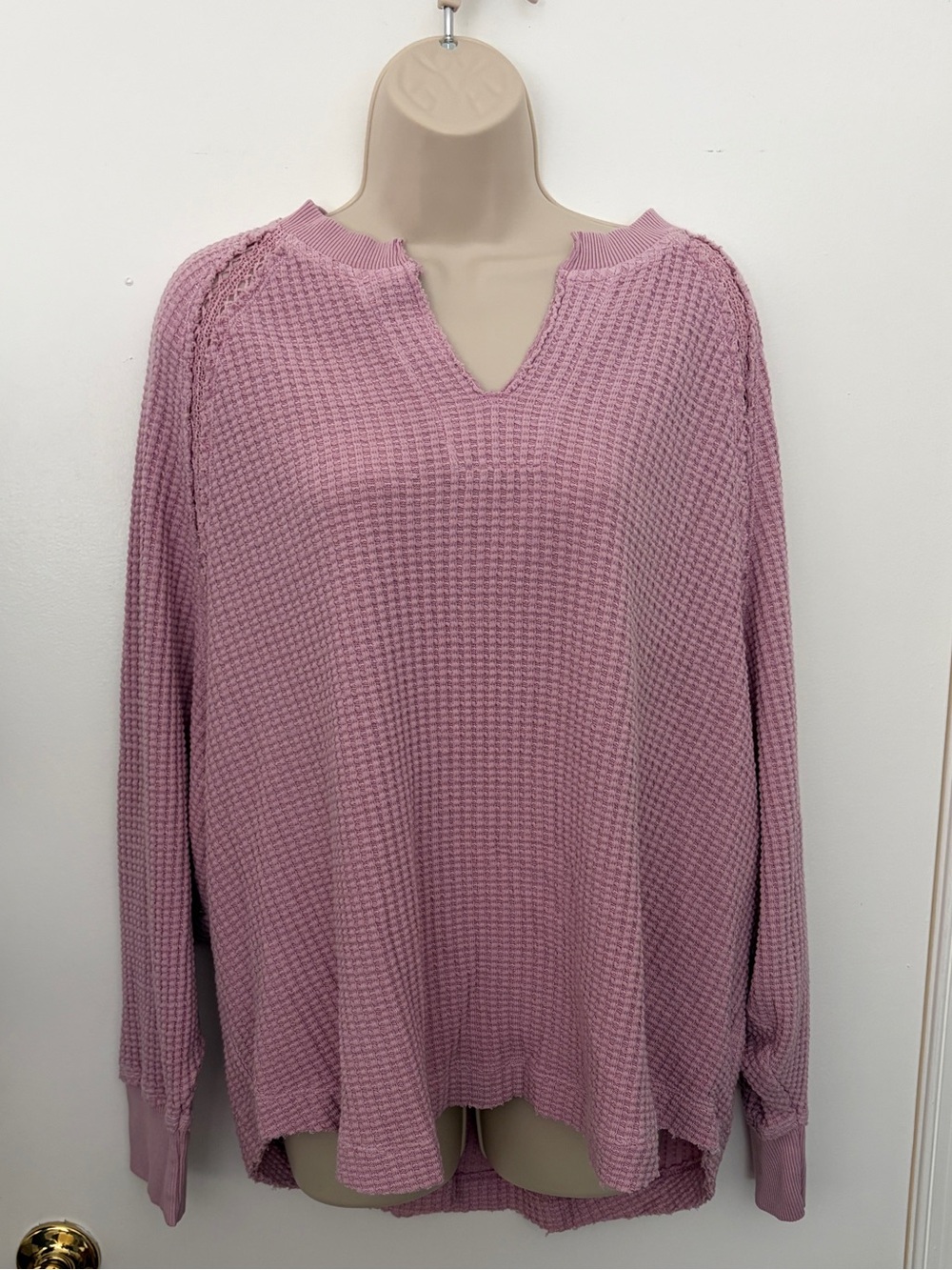 American Eagle Oversized Waffle Knit (Size Small)